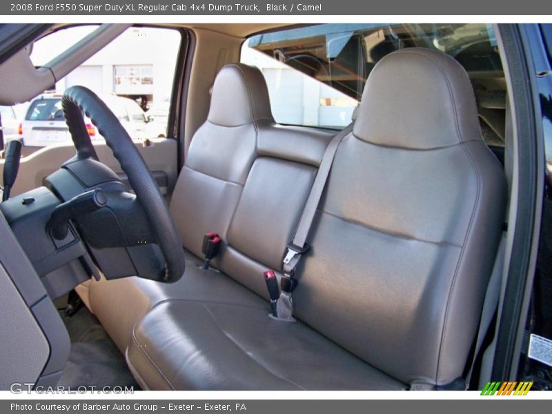 Black / Camel 2008 Ford F550 Super Duty XL Regular Cab 4x4 Dump Truck