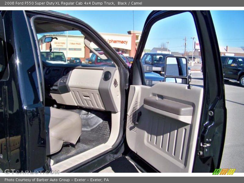 Black / Camel 2008 Ford F550 Super Duty XL Regular Cab 4x4 Dump Truck