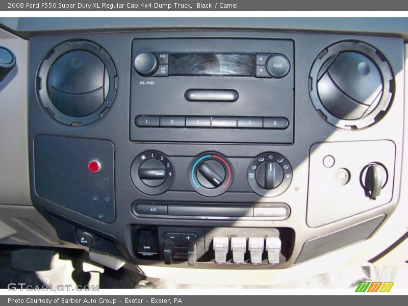 Black / Camel 2008 Ford F550 Super Duty XL Regular Cab 4x4 Dump Truck