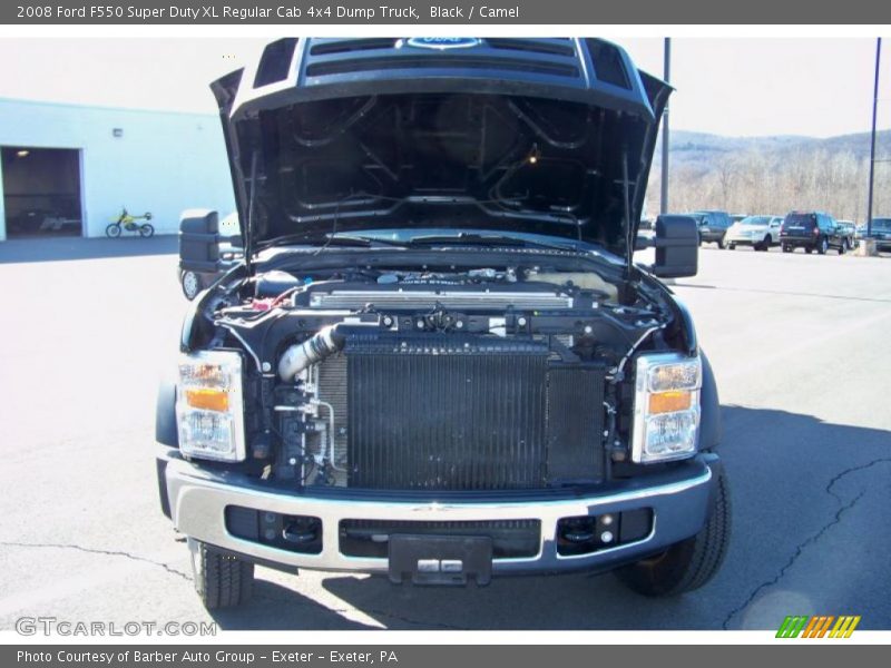 Black / Camel 2008 Ford F550 Super Duty XL Regular Cab 4x4 Dump Truck