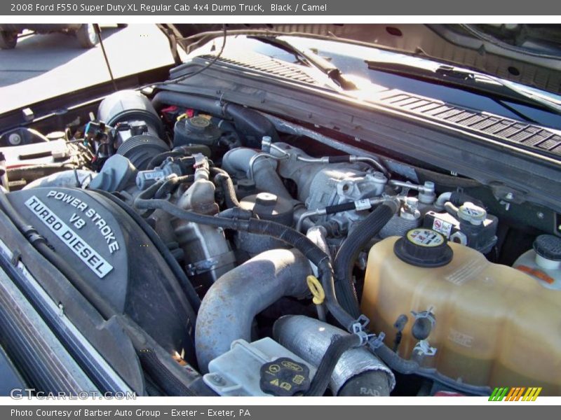 Black / Camel 2008 Ford F550 Super Duty XL Regular Cab 4x4 Dump Truck