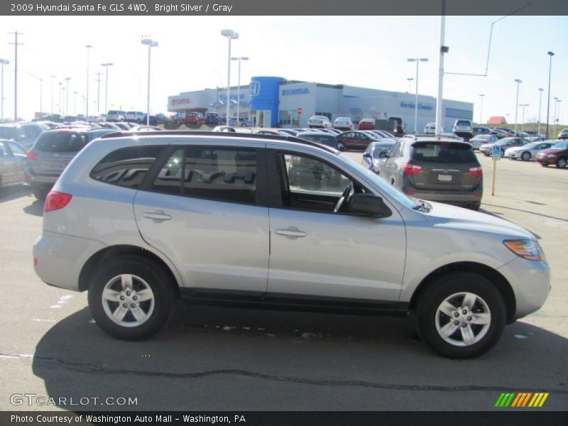 Bright Silver / Gray 2009 Hyundai Santa Fe GLS 4WD