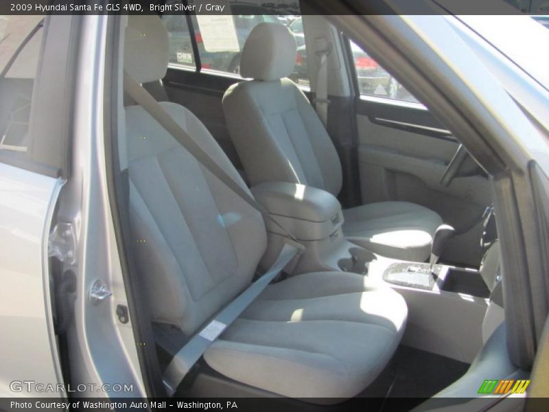 Bright Silver / Gray 2009 Hyundai Santa Fe GLS 4WD