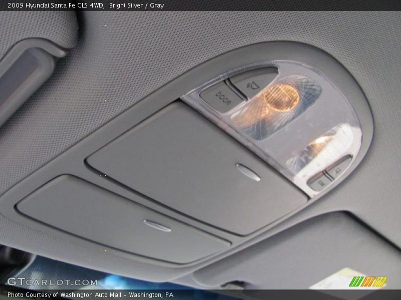 Bright Silver / Gray 2009 Hyundai Santa Fe GLS 4WD