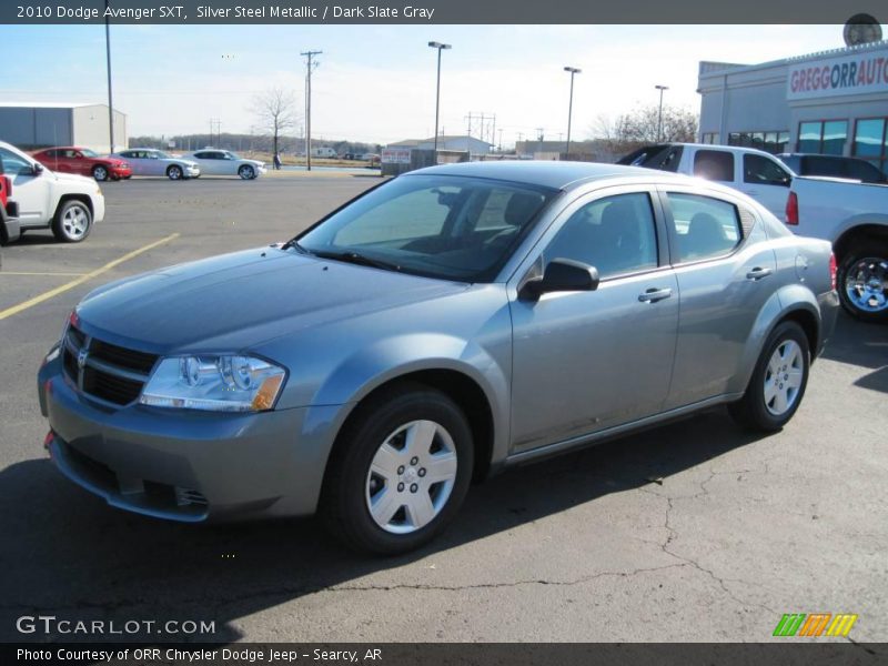 Silver Steel Metallic / Dark Slate Gray 2010 Dodge Avenger SXT