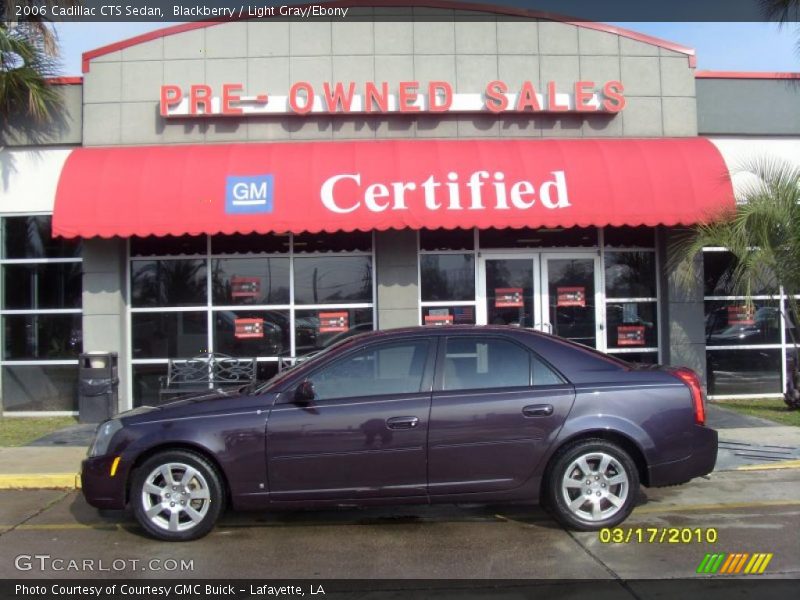 Blackberry / Light Gray/Ebony 2006 Cadillac CTS Sedan