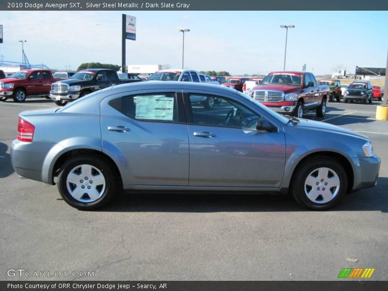 Silver Steel Metallic / Dark Slate Gray 2010 Dodge Avenger SXT