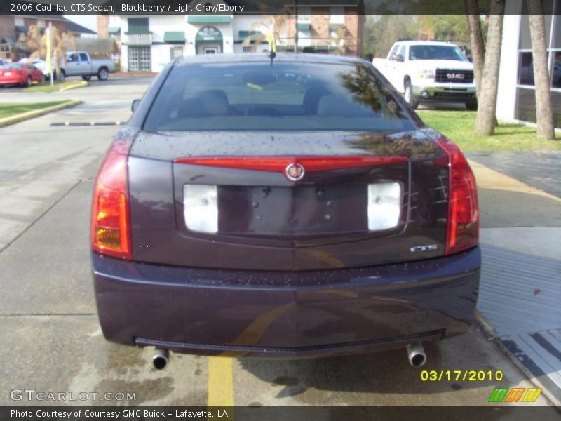 Blackberry / Light Gray/Ebony 2006 Cadillac CTS Sedan