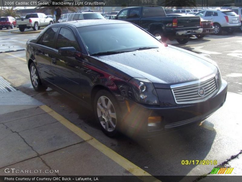 Blackberry / Light Gray/Ebony 2006 Cadillac CTS Sedan