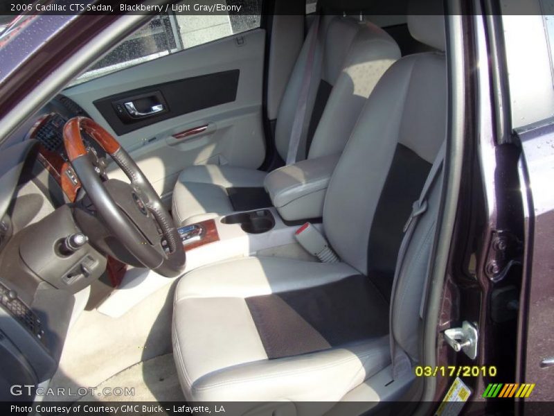 Blackberry / Light Gray/Ebony 2006 Cadillac CTS Sedan