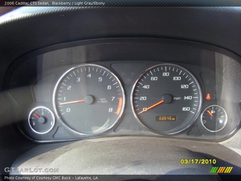 Blackberry / Light Gray/Ebony 2006 Cadillac CTS Sedan