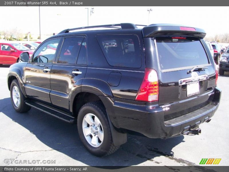 Black / Taupe 2007 Toyota 4Runner SR5 4x4