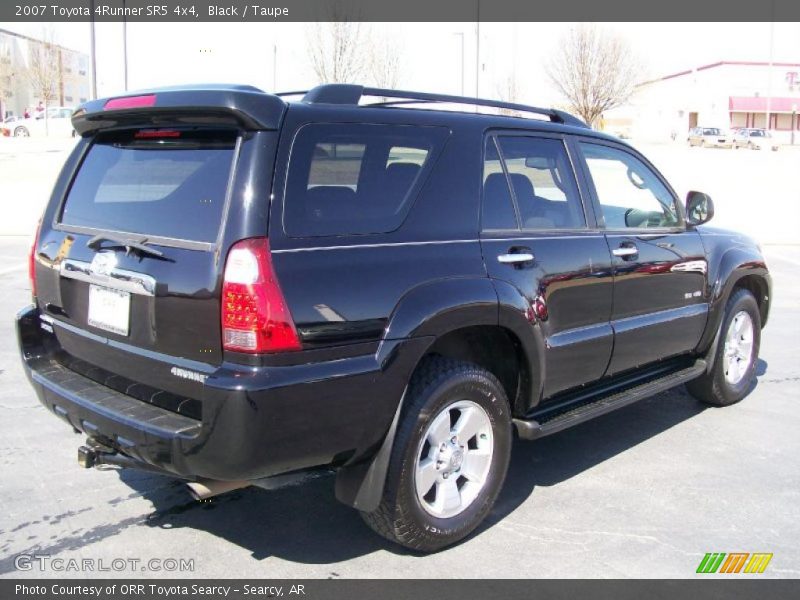 Black / Taupe 2007 Toyota 4Runner SR5 4x4
