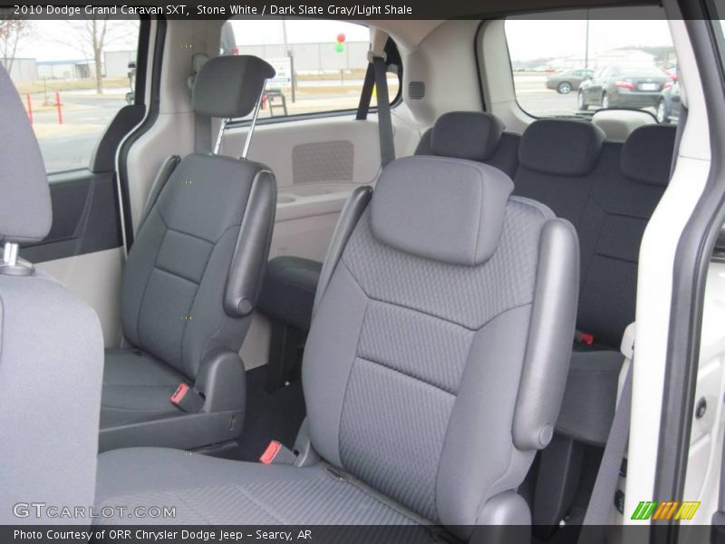 Stone White / Dark Slate Gray/Light Shale 2010 Dodge Grand Caravan SXT