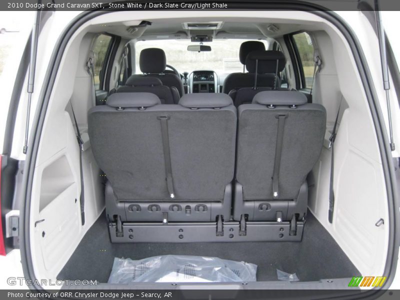 Stone White / Dark Slate Gray/Light Shale 2010 Dodge Grand Caravan SXT