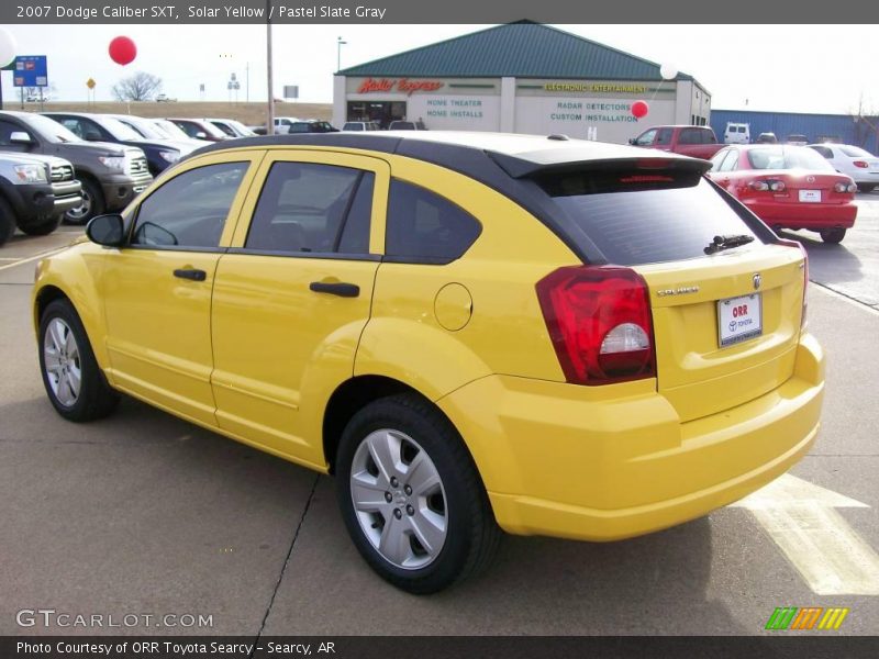 Solar Yellow / Pastel Slate Gray 2007 Dodge Caliber SXT
