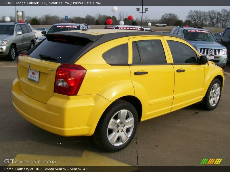 Solar Yellow / Pastel Slate Gray 2007 Dodge Caliber SXT