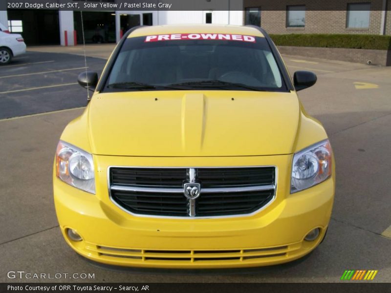 Solar Yellow / Pastel Slate Gray 2007 Dodge Caliber SXT