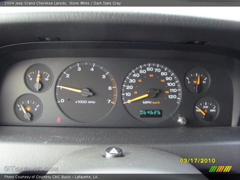 Stone White / Dark Slate Gray 2004 Jeep Grand Cherokee Laredo