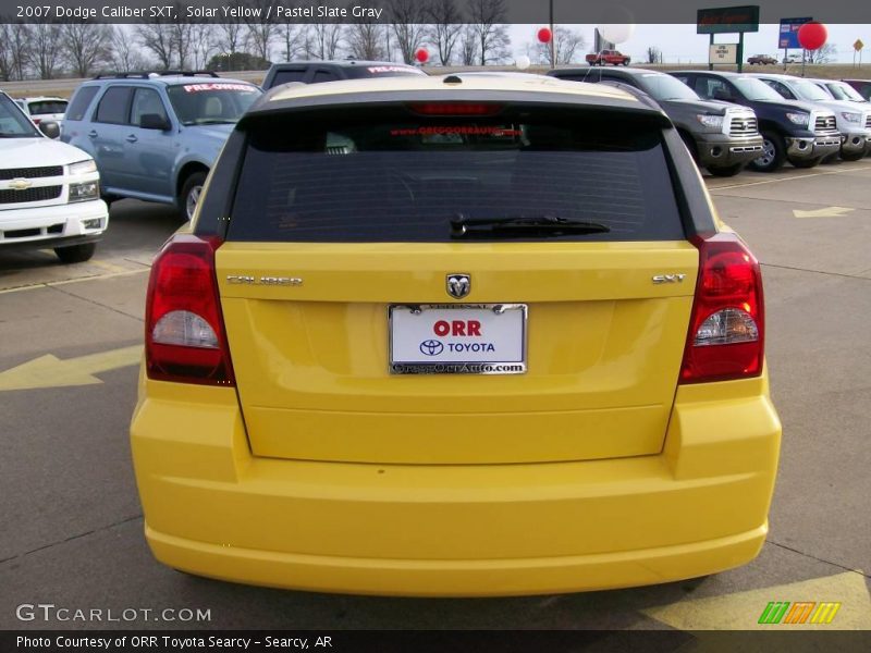 Solar Yellow / Pastel Slate Gray 2007 Dodge Caliber SXT