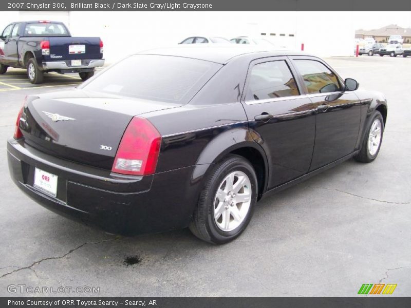 Brilliant Black / Dark Slate Gray/Light Graystone 2007 Chrysler 300