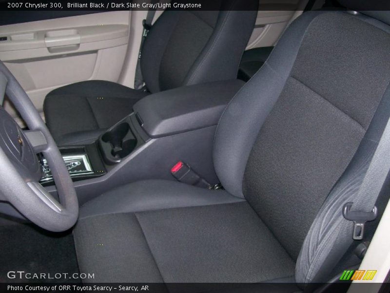 Brilliant Black / Dark Slate Gray/Light Graystone 2007 Chrysler 300