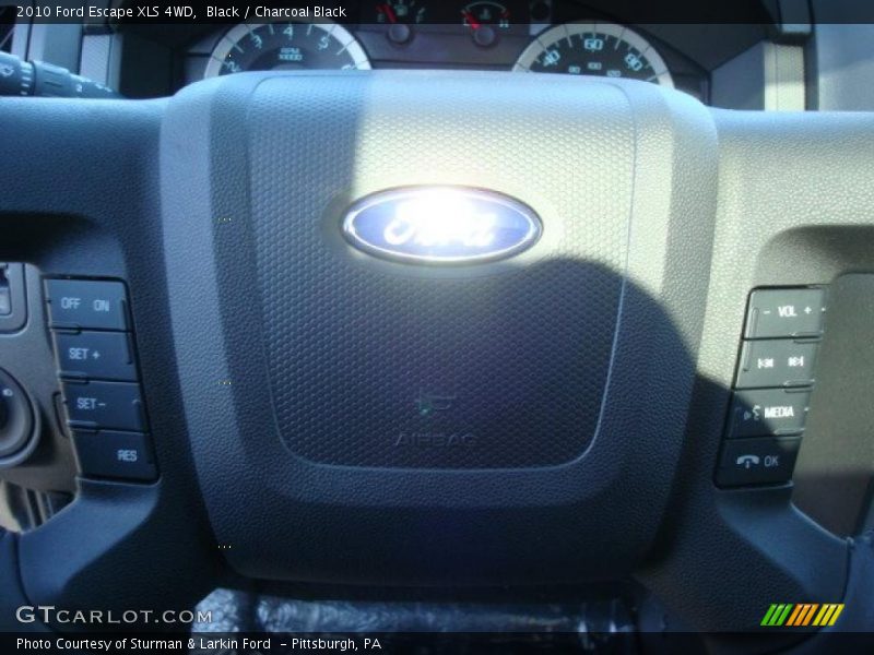 Black / Charcoal Black 2010 Ford Escape XLS 4WD