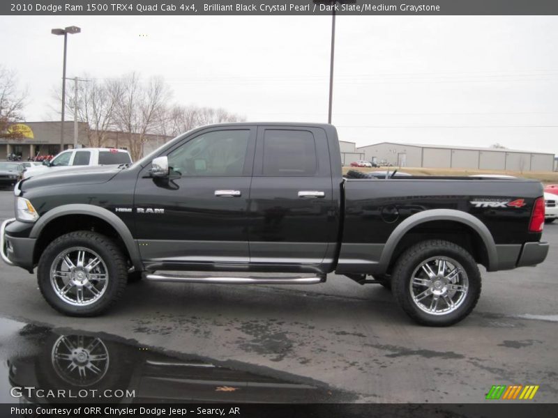 Brilliant Black Crystal Pearl / Dark Slate/Medium Graystone 2010 Dodge Ram 1500 TRX4 Quad Cab 4x4