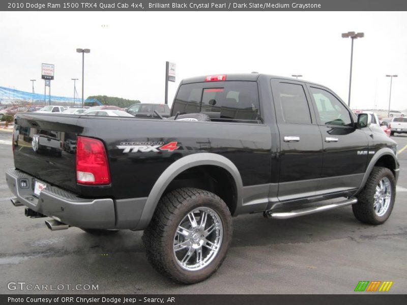 Brilliant Black Crystal Pearl / Dark Slate/Medium Graystone 2010 Dodge Ram 1500 TRX4 Quad Cab 4x4