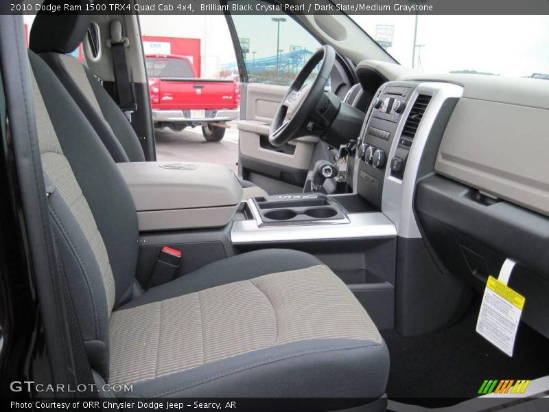 Brilliant Black Crystal Pearl / Dark Slate/Medium Graystone 2010 Dodge Ram 1500 TRX4 Quad Cab 4x4