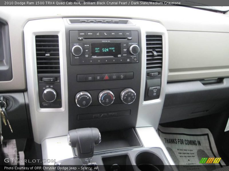 Brilliant Black Crystal Pearl / Dark Slate/Medium Graystone 2010 Dodge Ram 1500 TRX4 Quad Cab 4x4