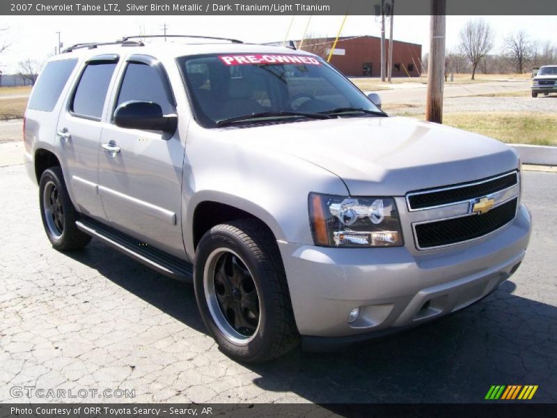 Silver Birch Metallic / Dark Titanium/Light Titanium 2007 Chevrolet Tahoe LTZ