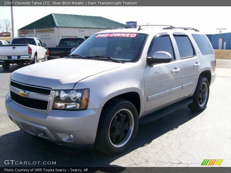 Silver Birch Metallic / Dark Titanium/Light Titanium 2007 Chevrolet Tahoe LTZ