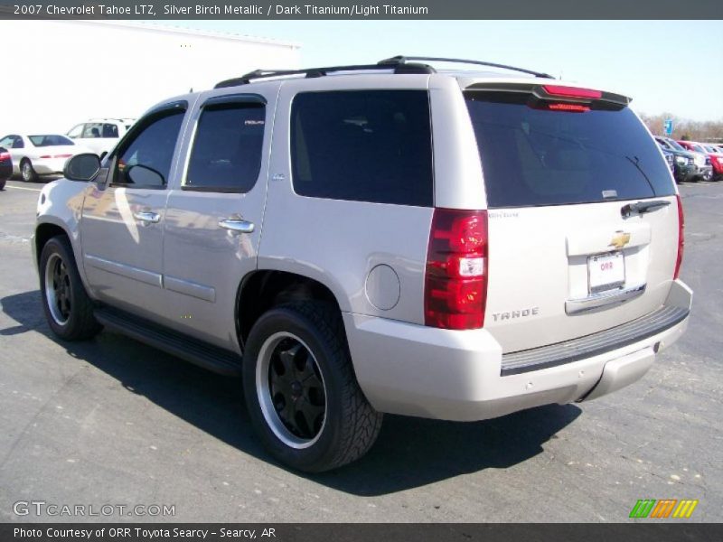 Silver Birch Metallic / Dark Titanium/Light Titanium 2007 Chevrolet Tahoe LTZ