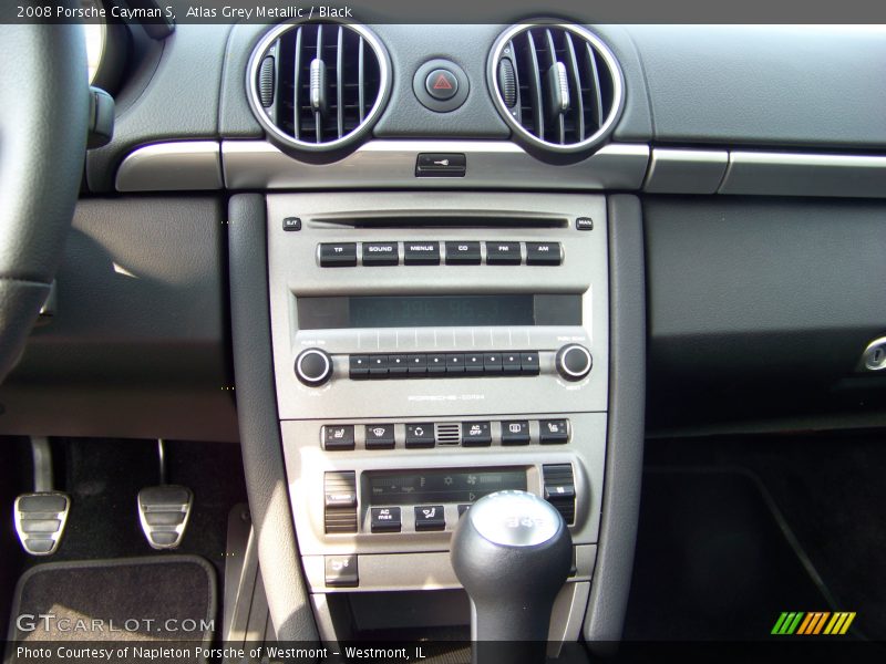 Atlas Grey Metallic / Black 2008 Porsche Cayman S