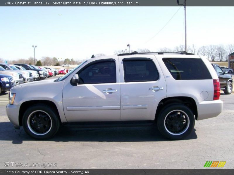 Silver Birch Metallic / Dark Titanium/Light Titanium 2007 Chevrolet Tahoe LTZ