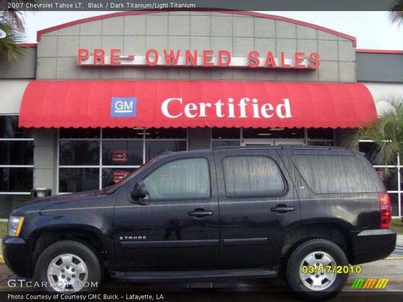 Black / Dark Titanium/Light Titanium 2007 Chevrolet Tahoe LT