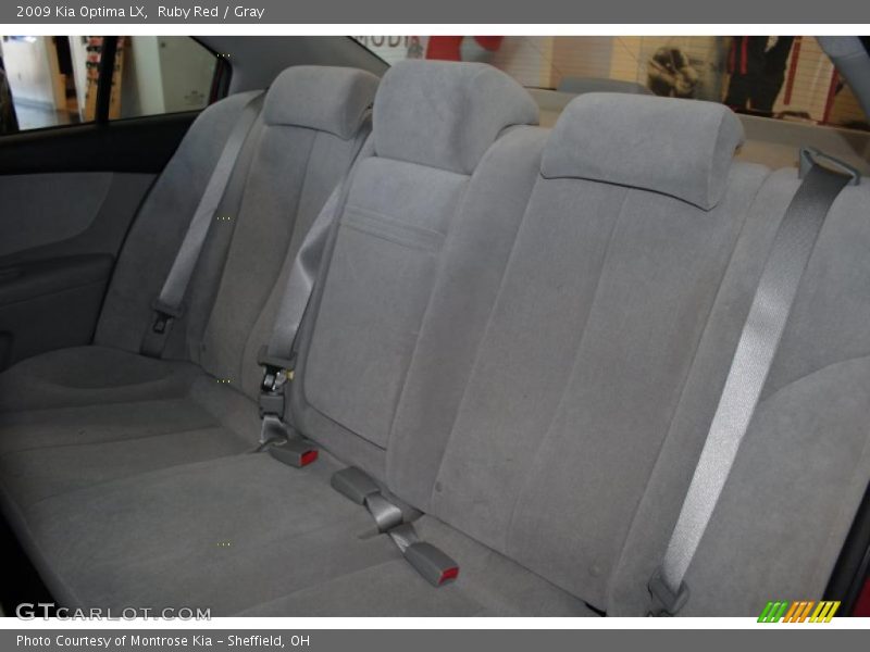 Ruby Red / Gray 2009 Kia Optima LX