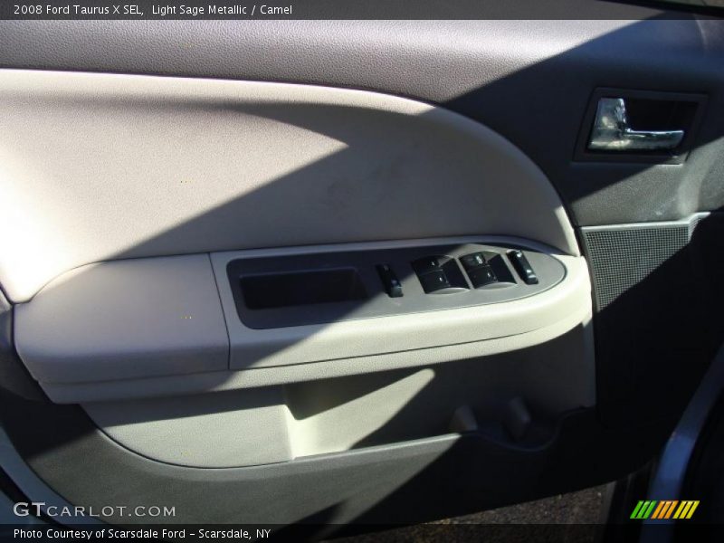 Light Sage Metallic / Camel 2008 Ford Taurus X SEL