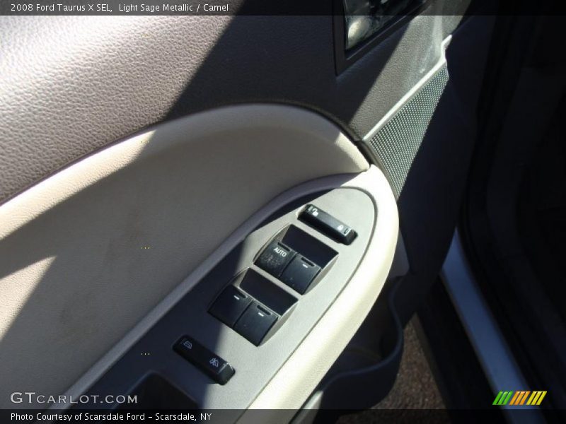 Light Sage Metallic / Camel 2008 Ford Taurus X SEL