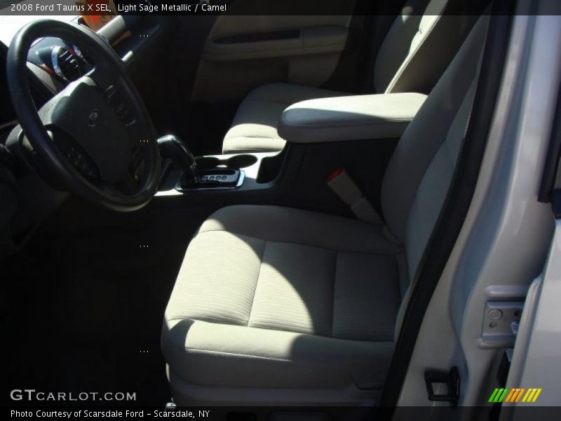 Light Sage Metallic / Camel 2008 Ford Taurus X SEL