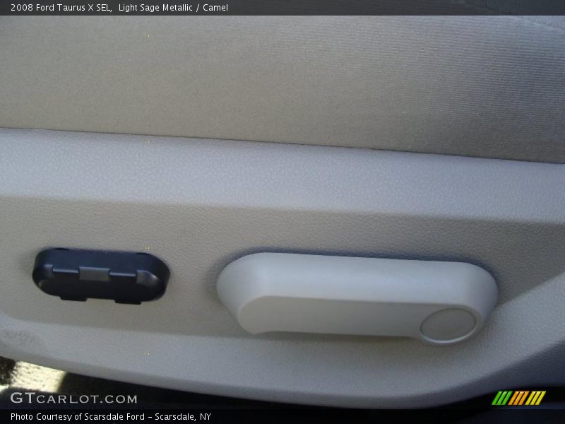 Light Sage Metallic / Camel 2008 Ford Taurus X SEL