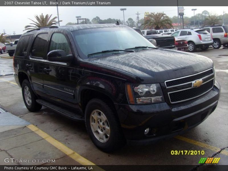 Black / Dark Titanium/Light Titanium 2007 Chevrolet Tahoe LT