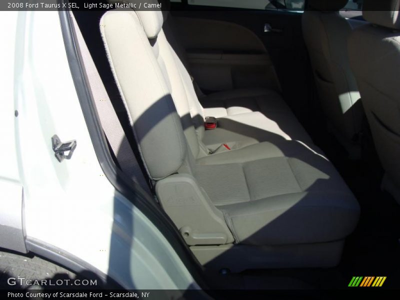 Light Sage Metallic / Camel 2008 Ford Taurus X SEL