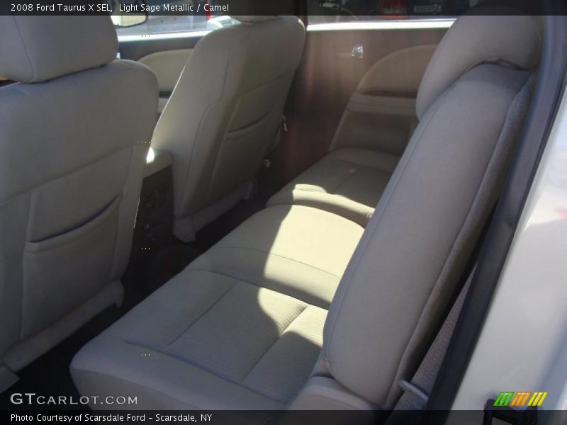 Light Sage Metallic / Camel 2008 Ford Taurus X SEL