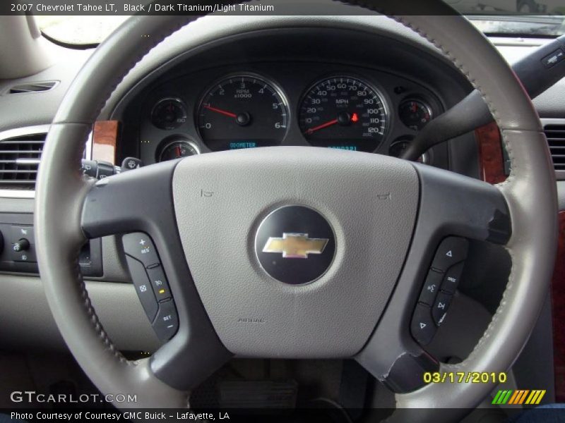 Black / Dark Titanium/Light Titanium 2007 Chevrolet Tahoe LT