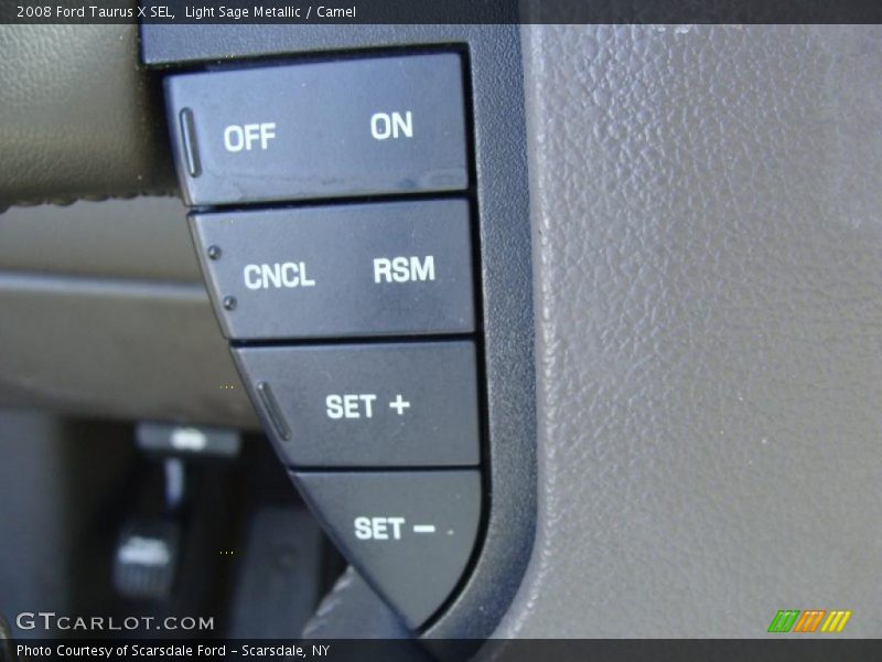 Light Sage Metallic / Camel 2008 Ford Taurus X SEL