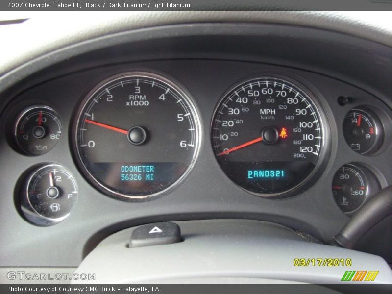 Black / Dark Titanium/Light Titanium 2007 Chevrolet Tahoe LT