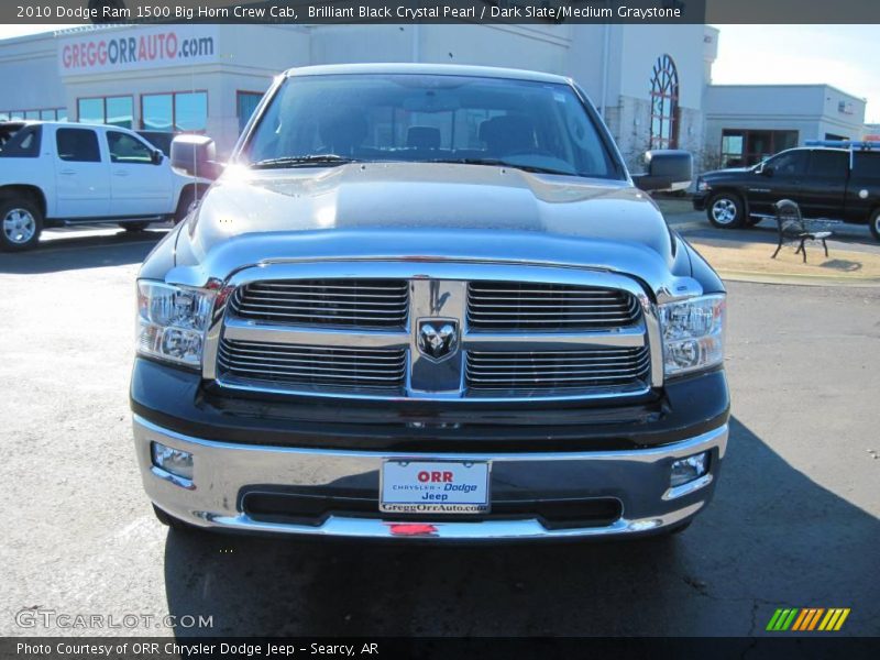 Brilliant Black Crystal Pearl / Dark Slate/Medium Graystone 2010 Dodge Ram 1500 Big Horn Crew Cab