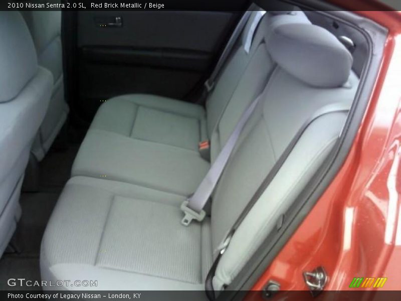 Red Brick Metallic / Beige 2010 Nissan Sentra 2.0 SL